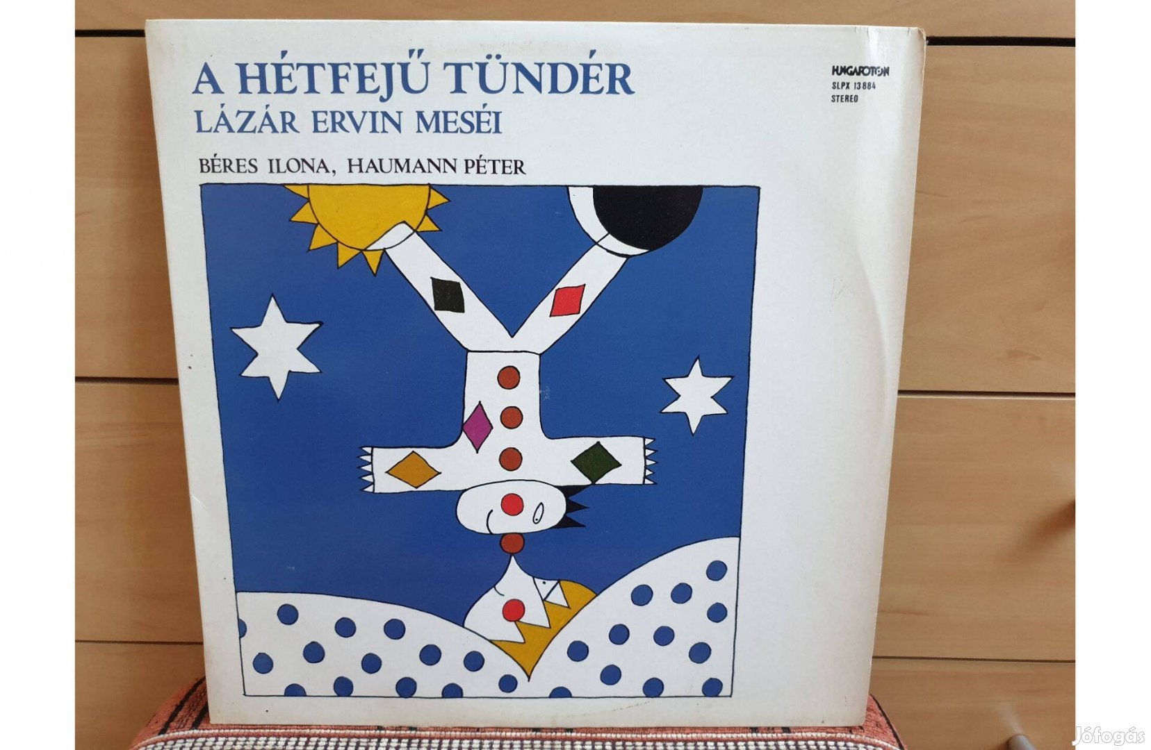 Lázár Ervin - A hétfejű tündér mese hanglemez bakelit lemez Vinyl