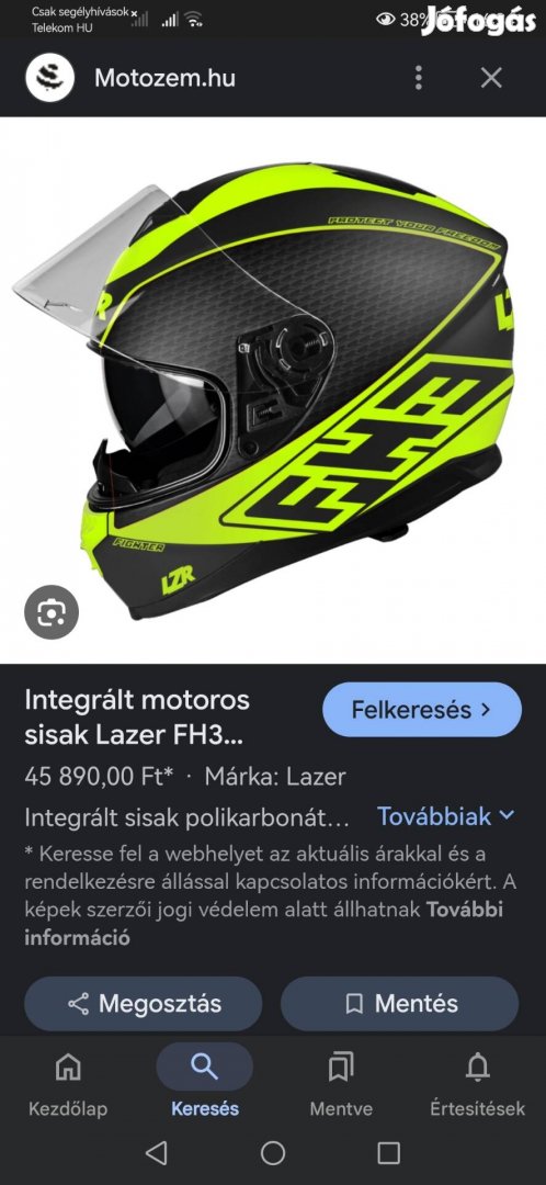 Lazer bukósisak! 
