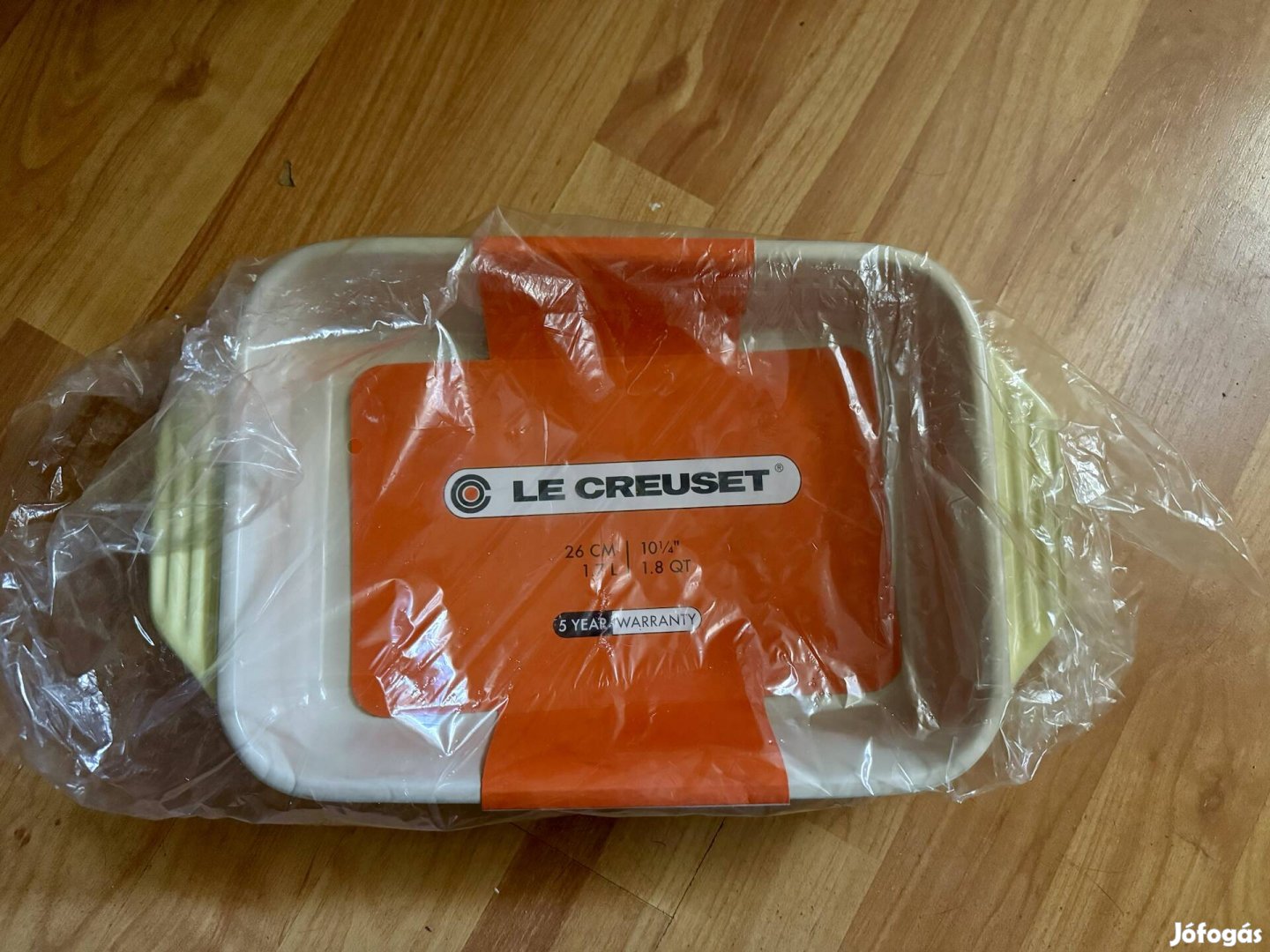 Le Creuset sárgs kerámia sütőtál új francia luxus