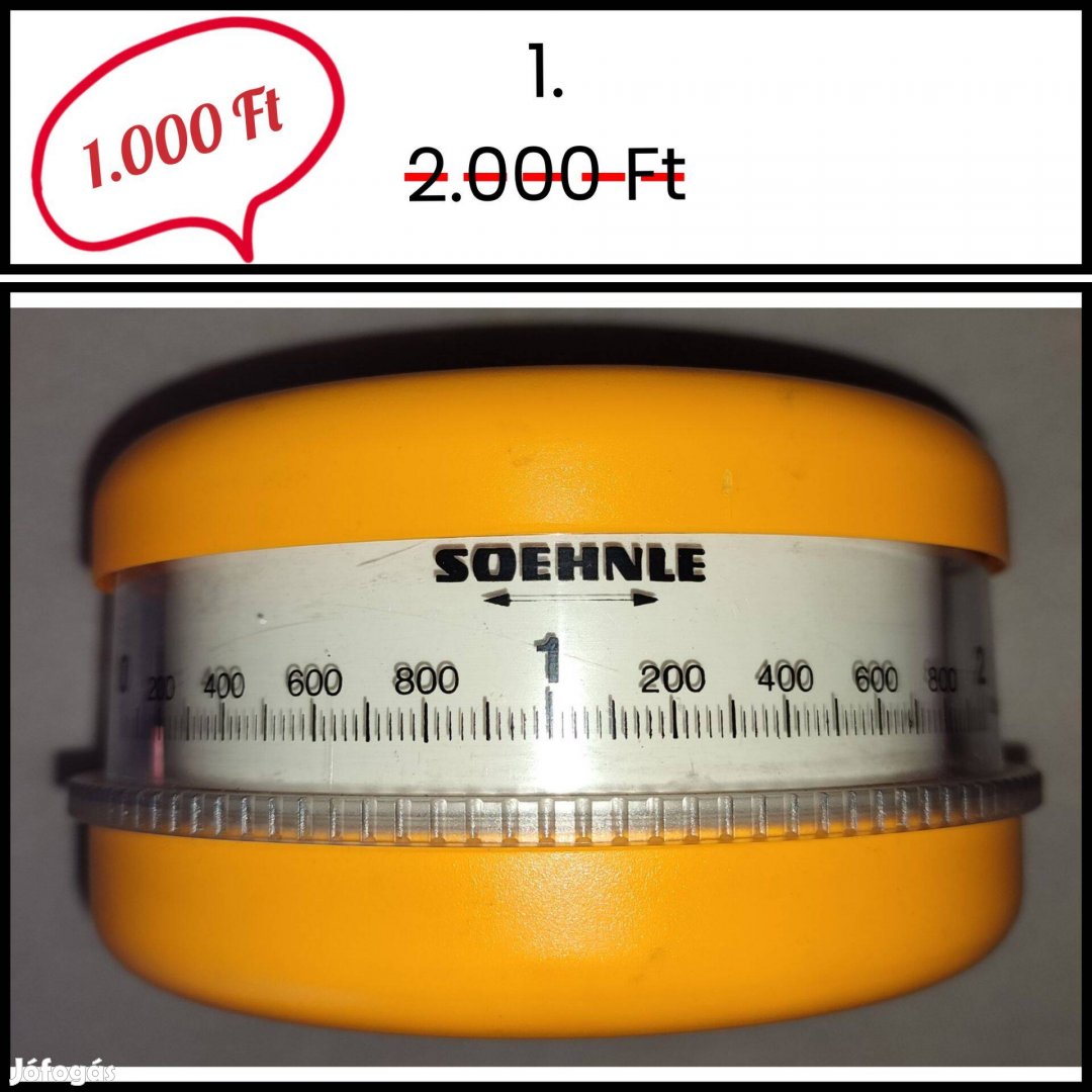 Leárazás - Konyhai mérleg 2 kg-ig (1.)