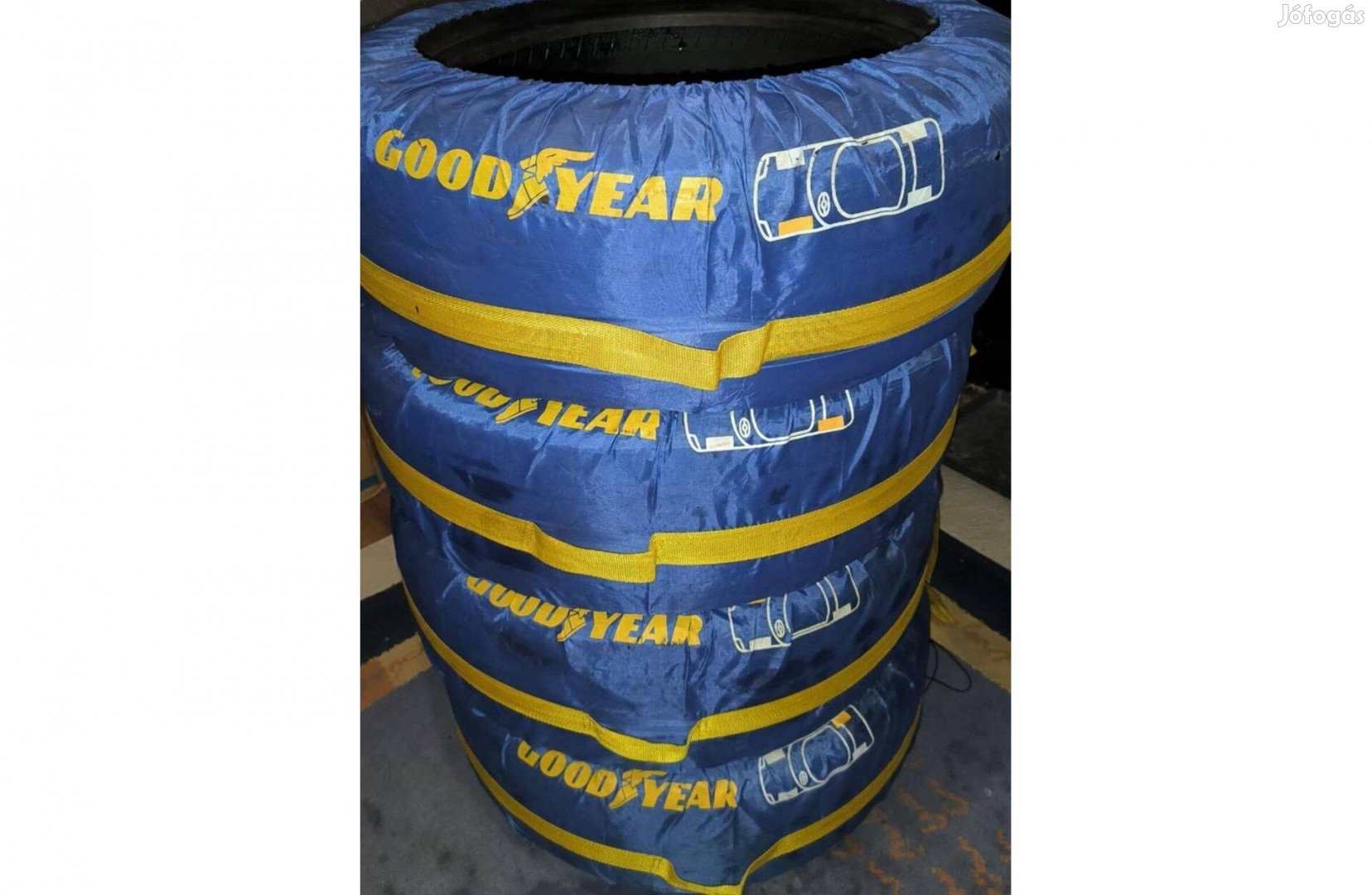 Leárazva Goodyear 225 R17 sérülésmentes szett jó állapotban