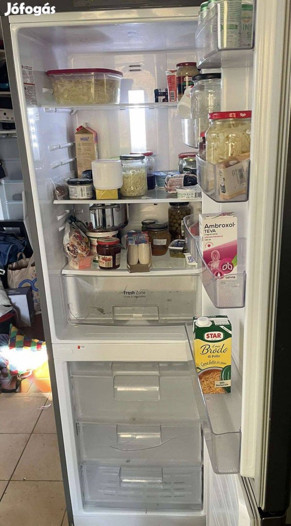 Leárazva! LG Inox, három fiókos hűtőszekrény (GBB329Dsjz)