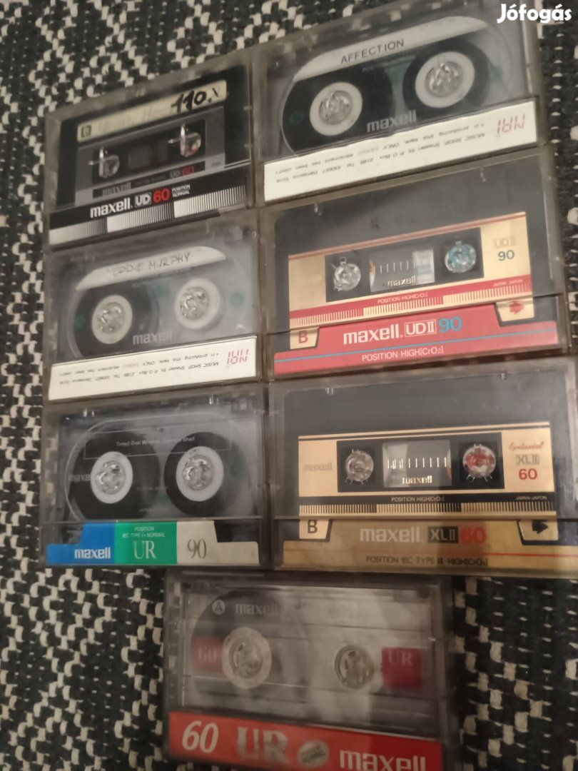 Leárazva! Maxell kazetta csomag 7db 8.