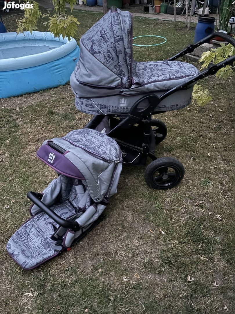 Leárazvaaa!Szinte vadi új, minőségi babakocsi eladó olcsón!