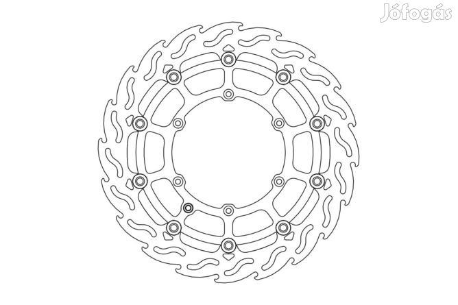Lebegő féktárcsa Moto Master Flame Supermoto Racing 320mm Beta RR