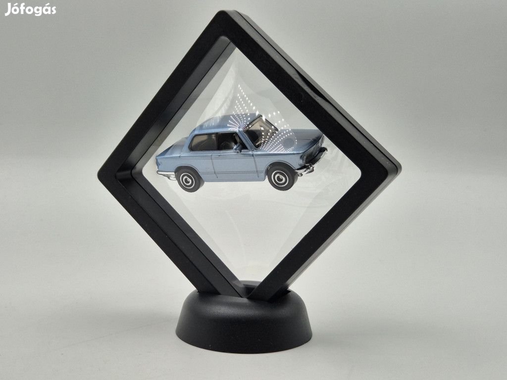Lebegő vitrin keret / tároló - kicsi - 9x9cm - 1:64 kisautókhoz