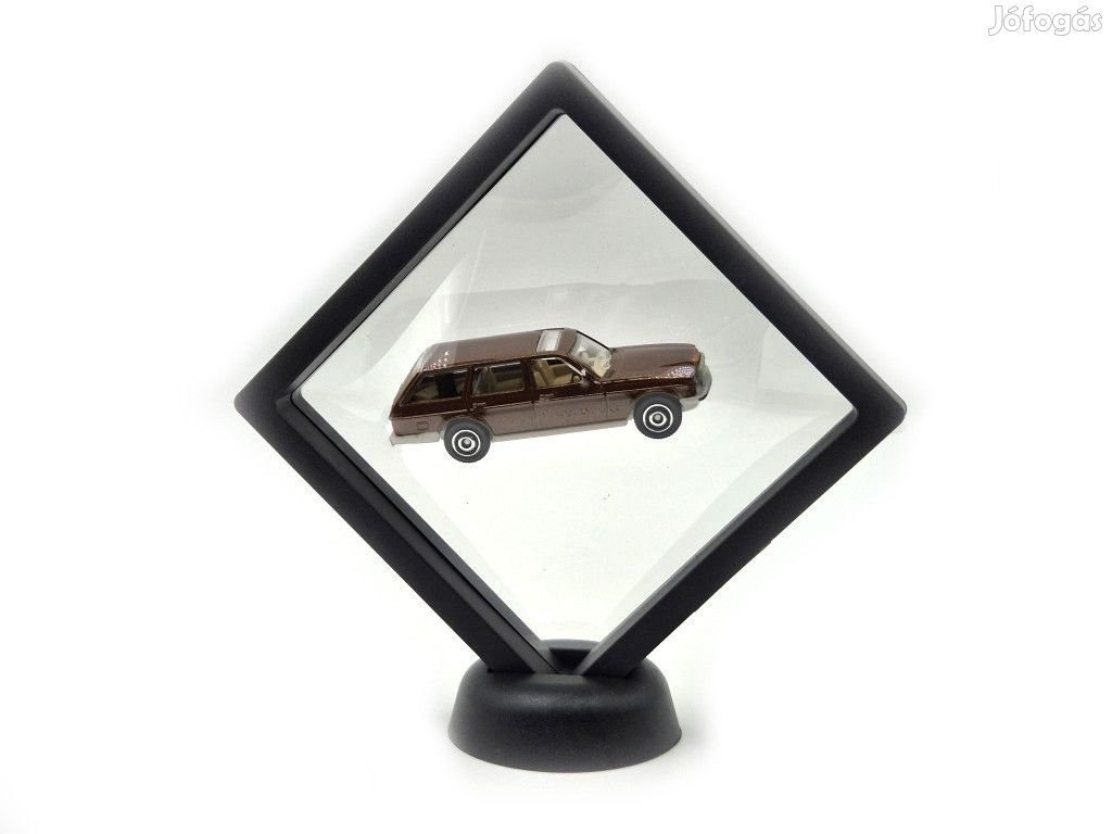 Lebegő vitrin keret / tároló - közepes - 11x11cm - 1:64 kisautókhoz