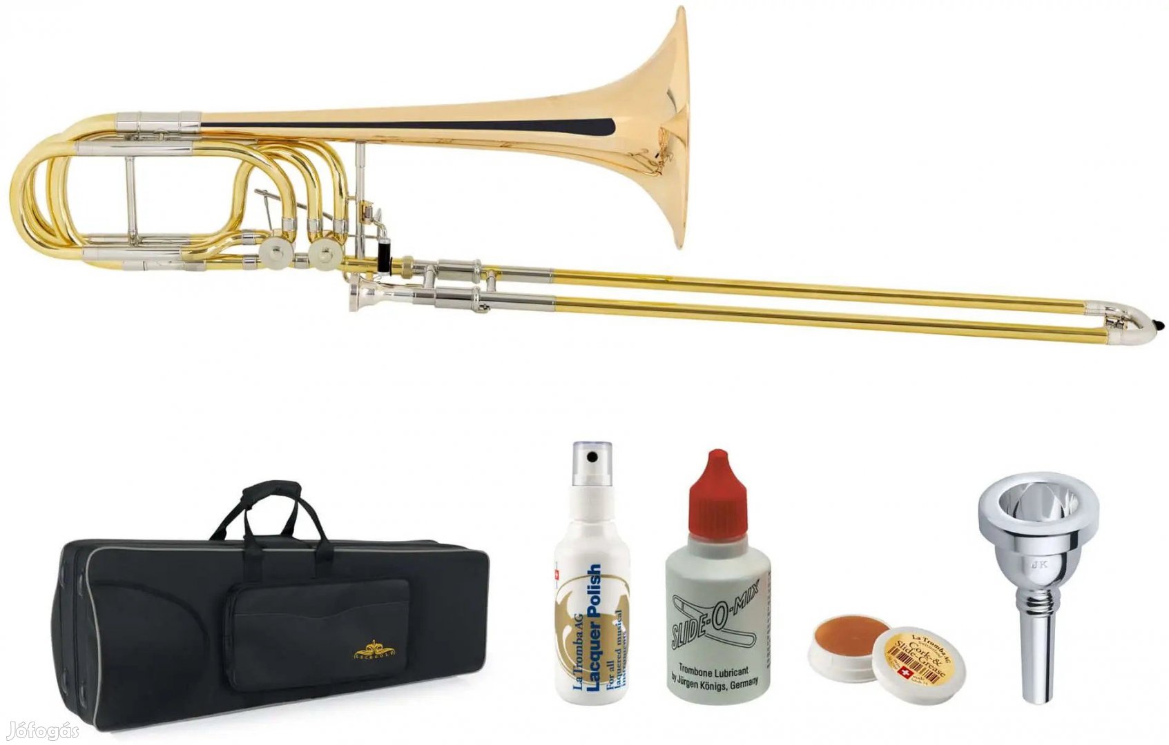 Lechgold BP-18GL Basszus Harsona Arany Réz Deluxe Készlet