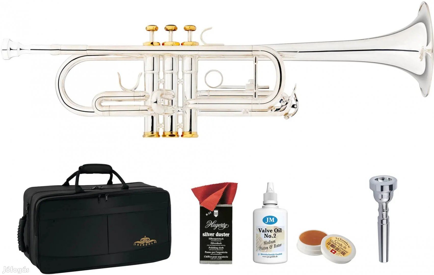 Lechgold CTR-18S C Trombita Ezüstözött Deluxe Készlet