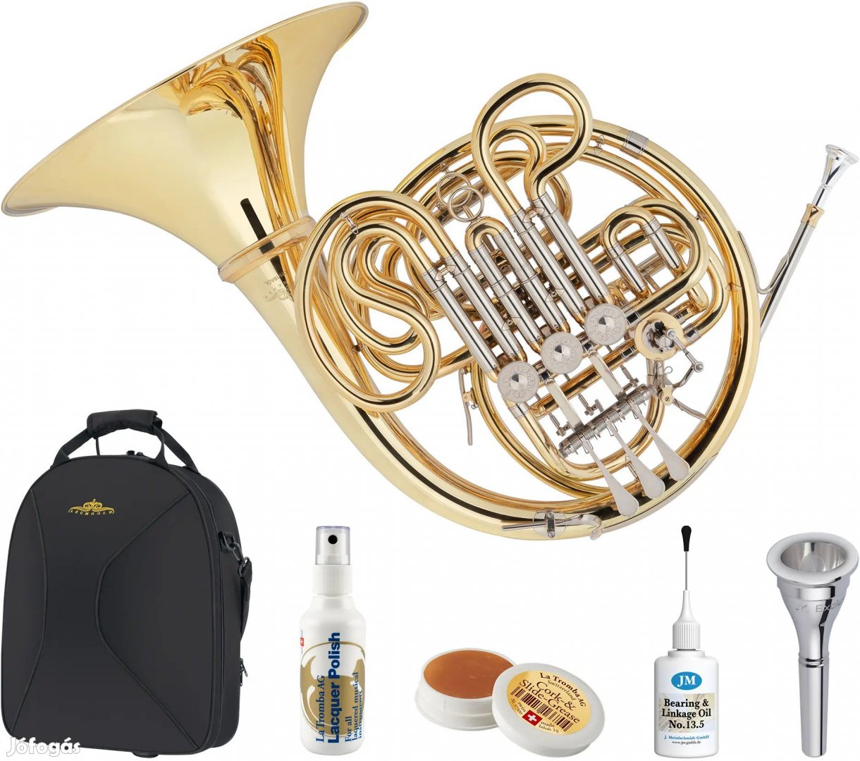 Lechgold DH-18AGL Kettős Kürt Deluxe Készlet