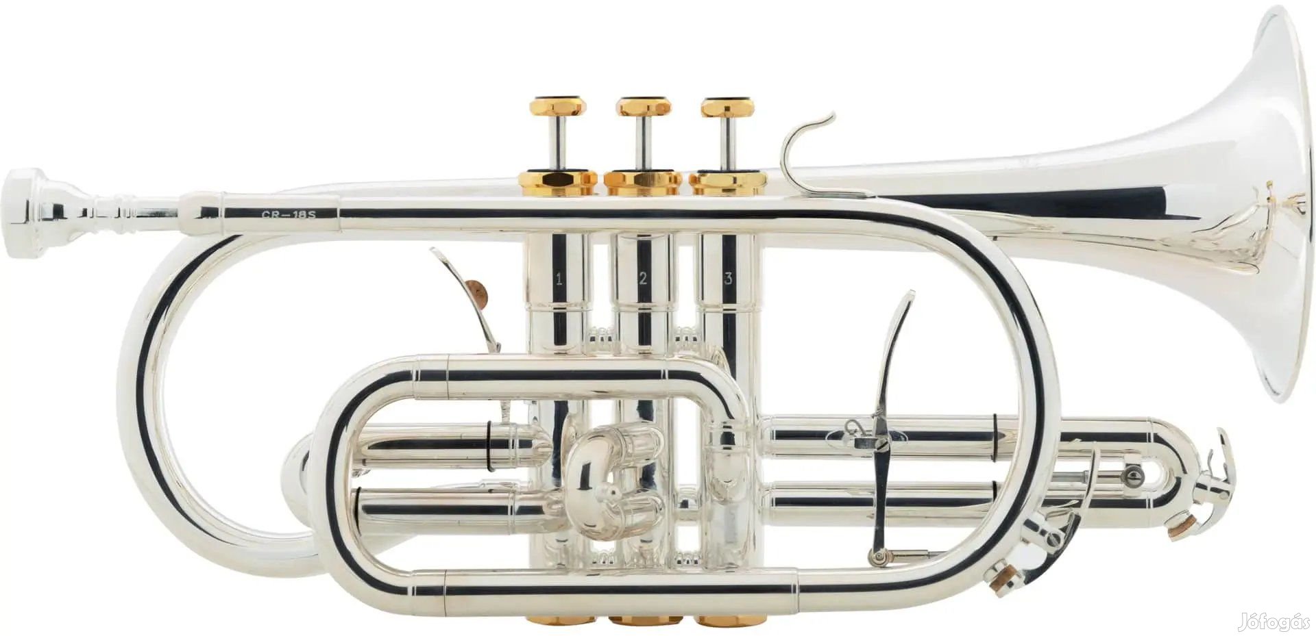 Lechgold Supreme CR-18S Bb Kornett Ezüstözött