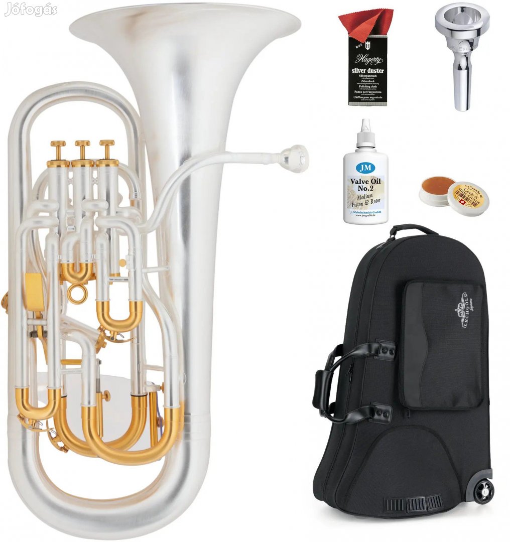 Lechgold Supreme EU-310SB Euphonium Ezüstözött Kefe Deluxe Szett