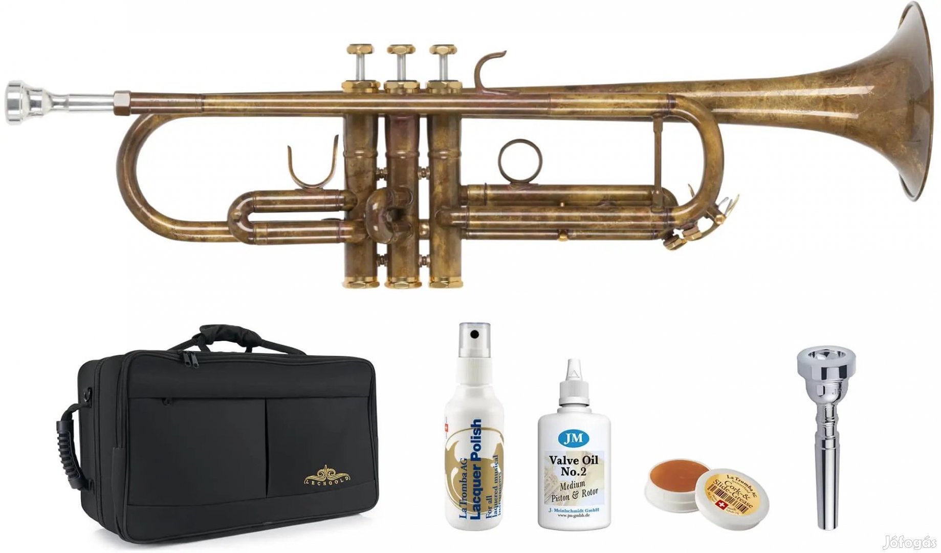 Lechgold TR-16V Bb Trombita Deluxe Készlet