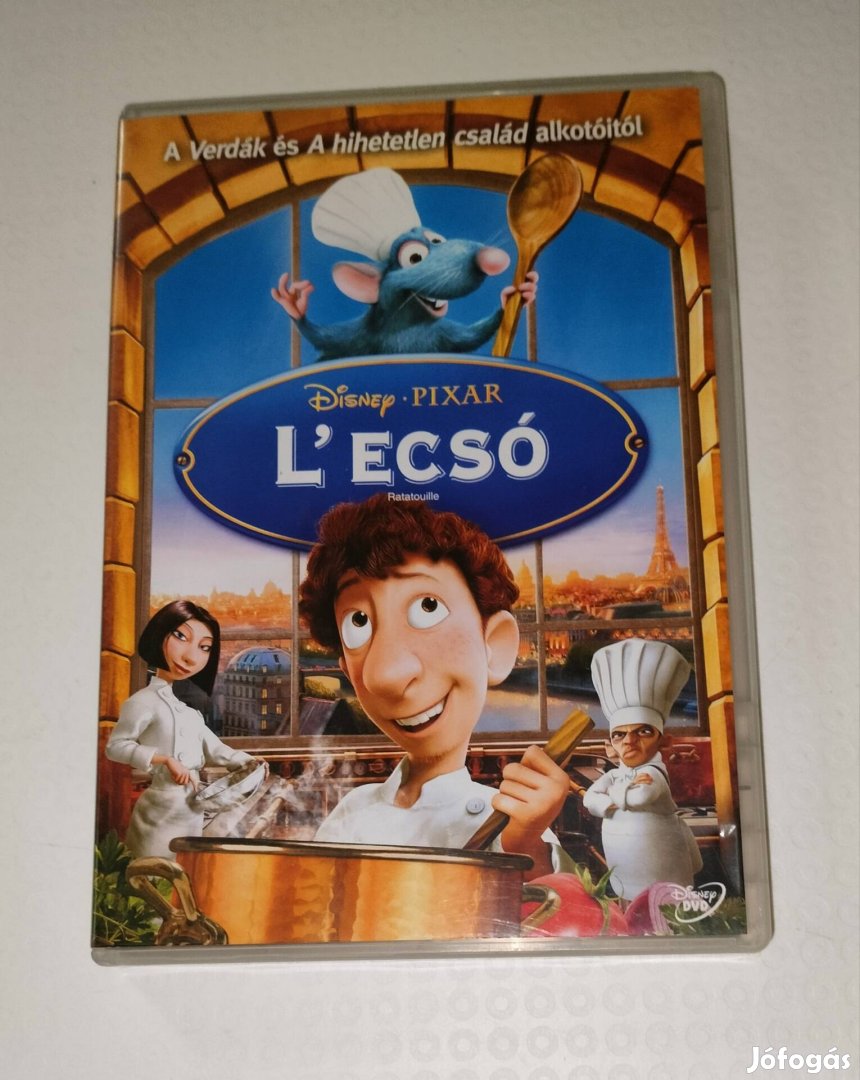 Lecsó Disney Pixar dvd 