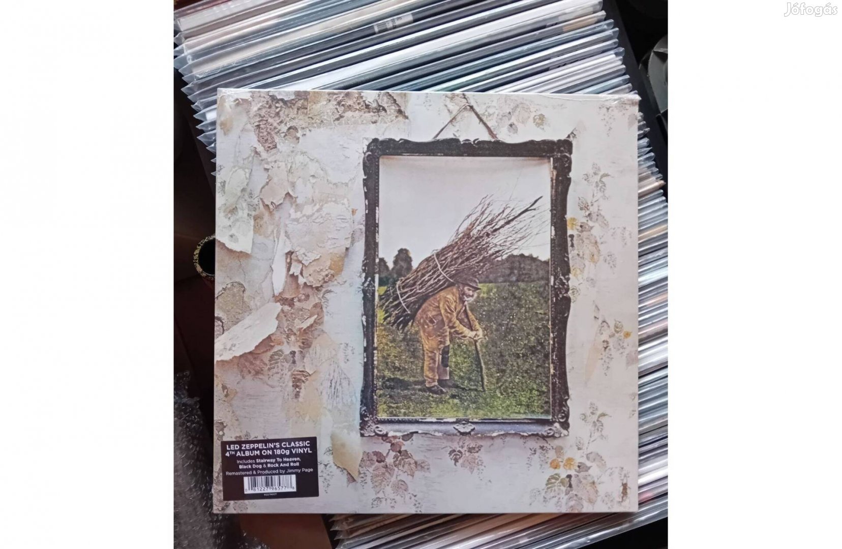 Led Zeppelin - Led Zeppelin IV Bakelit Lemez LP Bontatlan