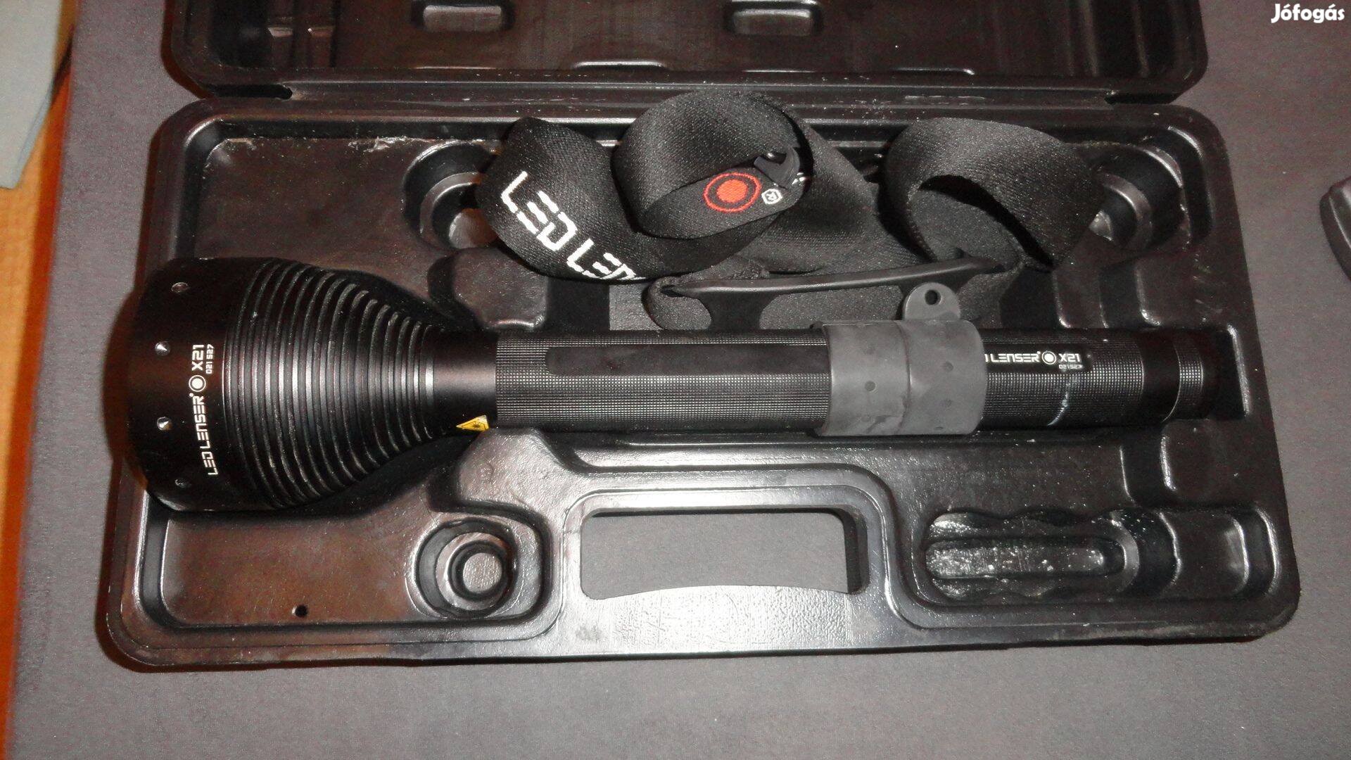 Led lenser x21 profi vadászlámpa 500m es megvilágitás