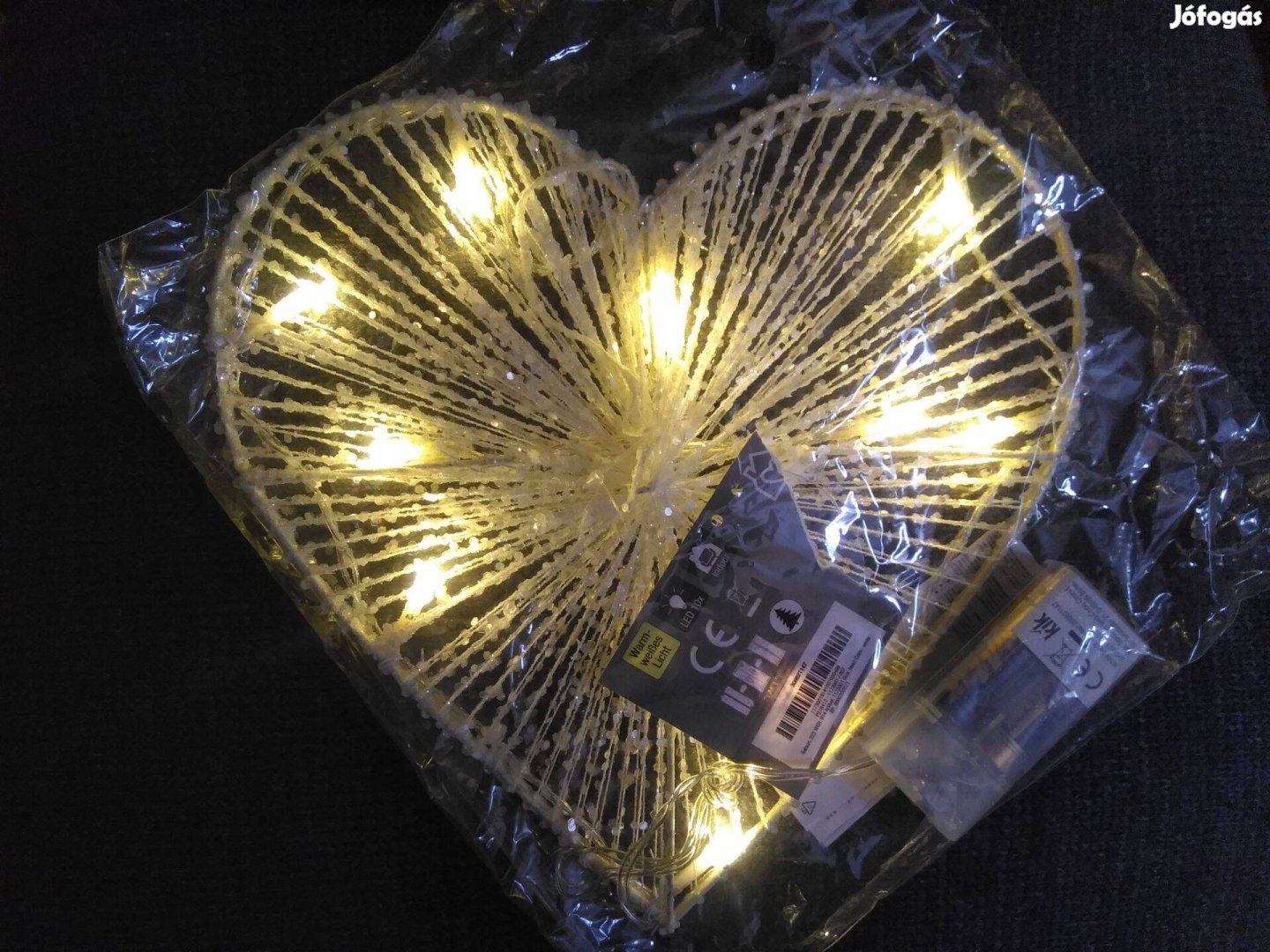 Led szivecske Világító szív dísz világítás Hangulatvilágítás