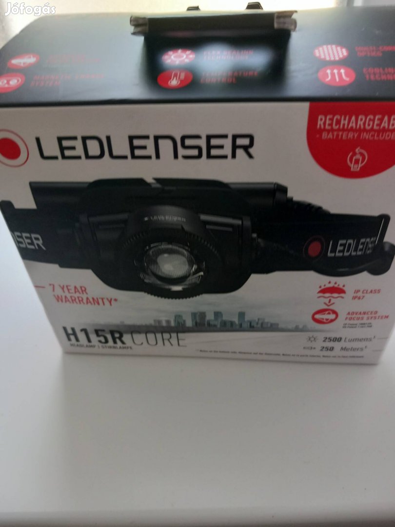 Ledlenser h15r core homloklámpa eladó. Új, bontatlan.