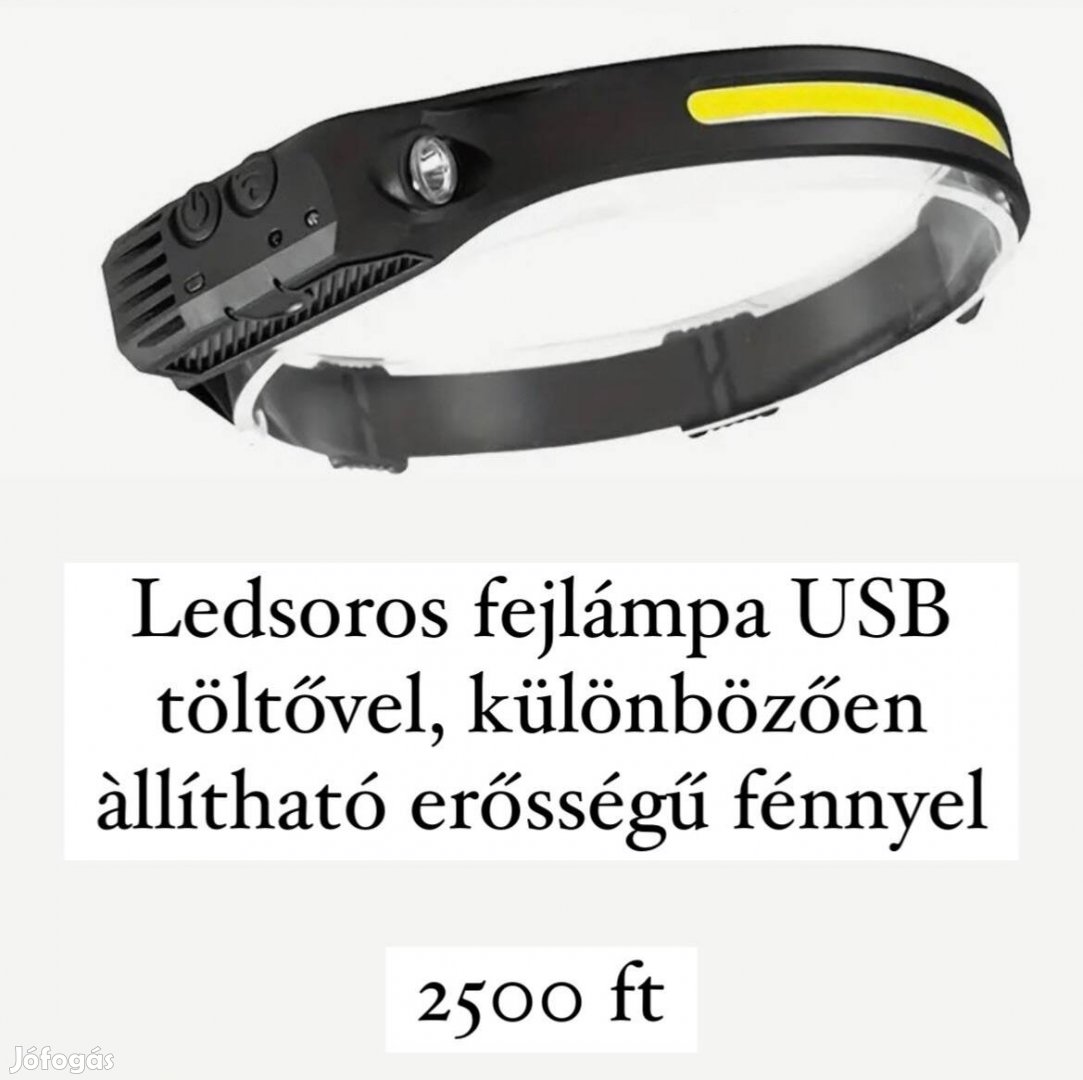 Ledsoros fejlámpa