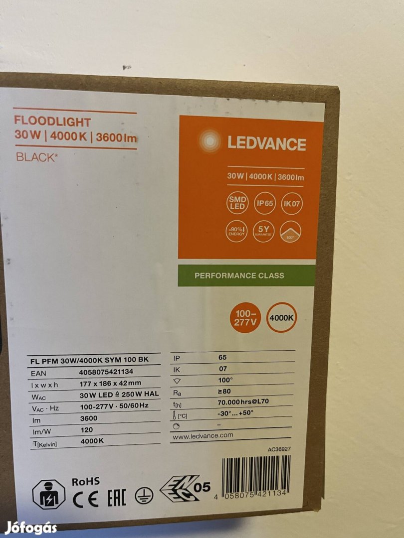 Ledvance floodlight 4058075421134 30W reflektor