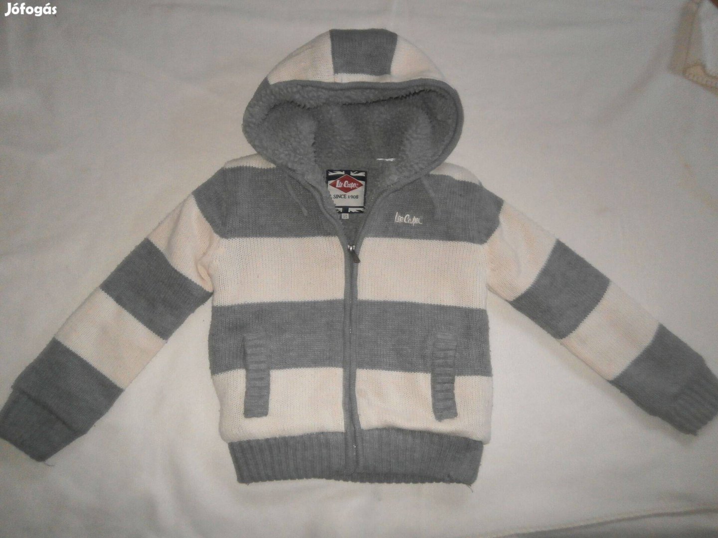 Lee Cooper szőrmés pulcsi 7-8