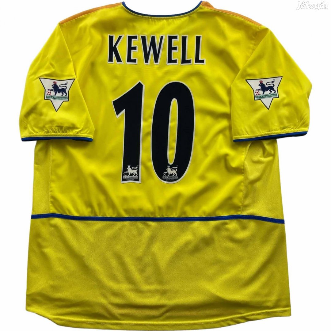 Leeds United 2002-03 Nike vendég Harry Kewell foci mez XL-es