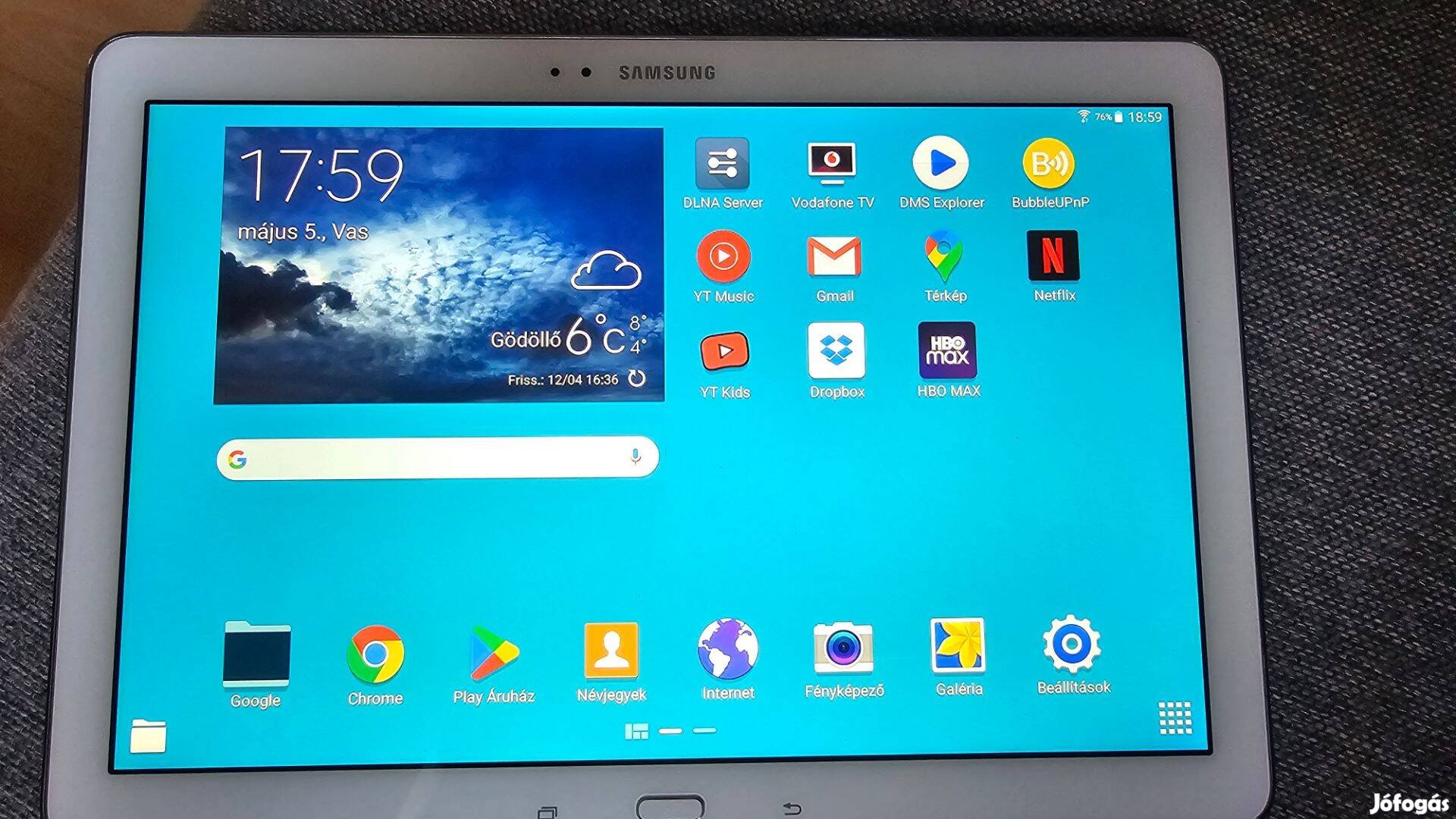 Lefoglalva! Samsung Galaxy Note Pro 12.2 (SM-P900) tablet újszerű