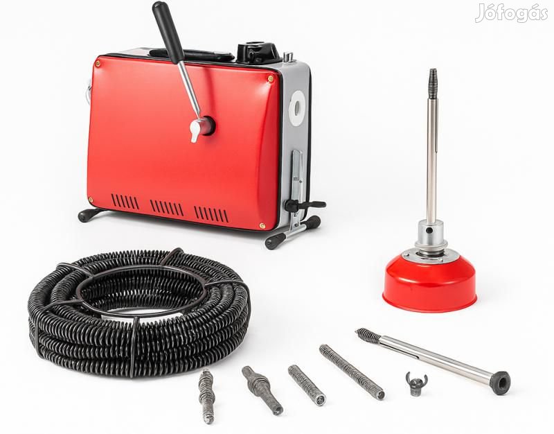 Lefolyótisztító, csőtisztító gép, csőgörény 500 W - 16 mm&#8230;
