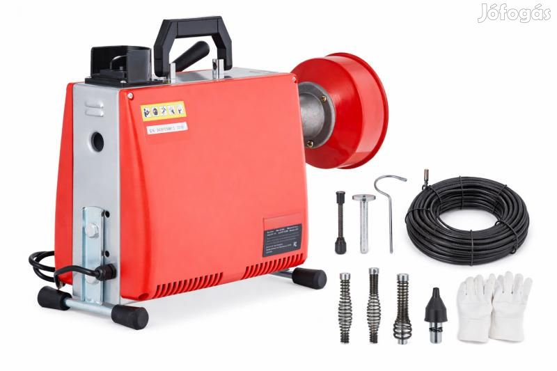 Lefolyótisztító, csőtisztító gép, csőgörény 250 W-os