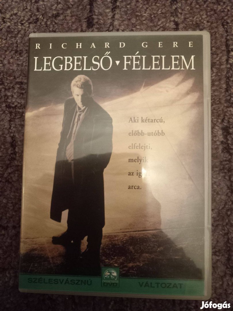 Legbelső félelem DVD