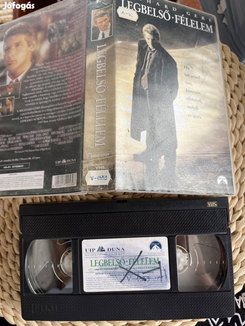 Legbelső félelem vhs