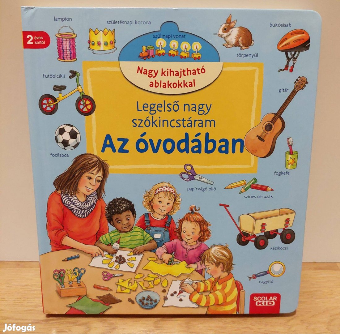 Legelső nagy szókincstáram az óvodában gyerek könyv lapozó