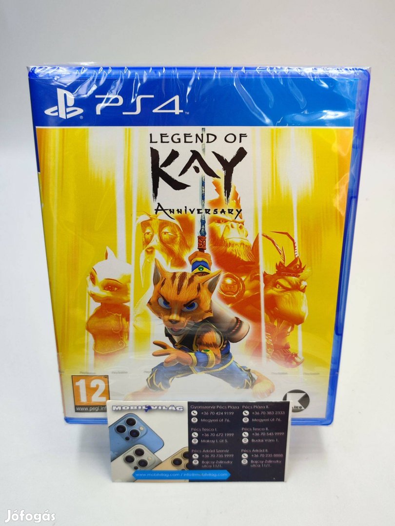 Legend of Kay Anniversary PS4 garanciával #konzl1899