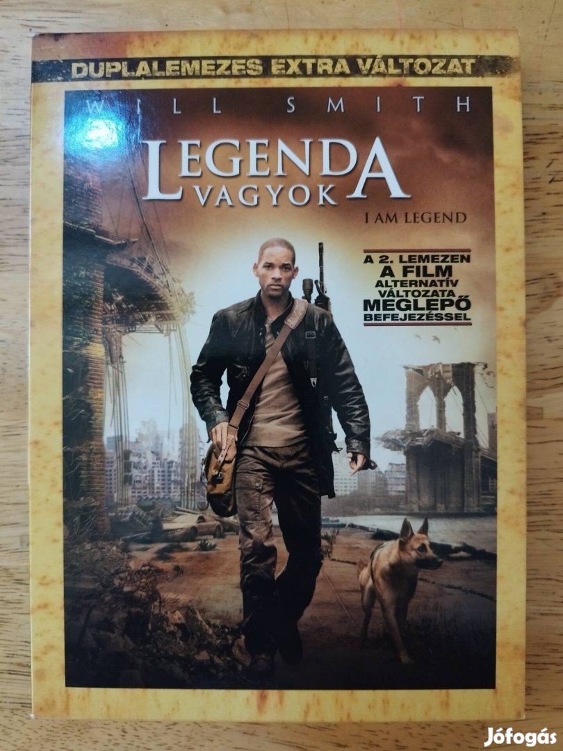 Legenda vagyok duplalemezes újszerű dvd Will Smith 