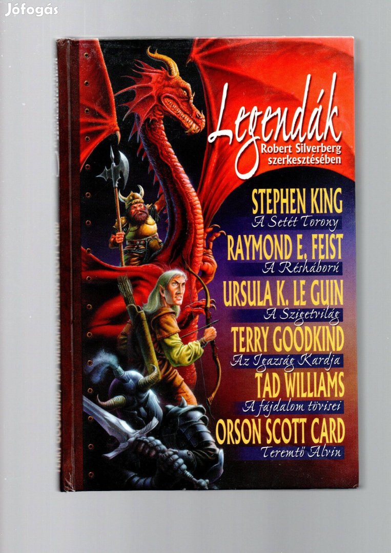 Legendák 1-2. - fantasy antológia újszerű állapotú