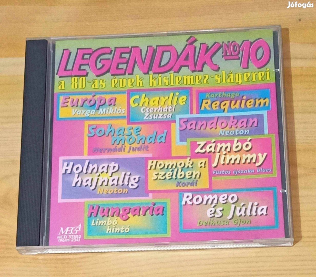 Legendák No 10 - A 80-as Évek Kislemez-Slágerei CD