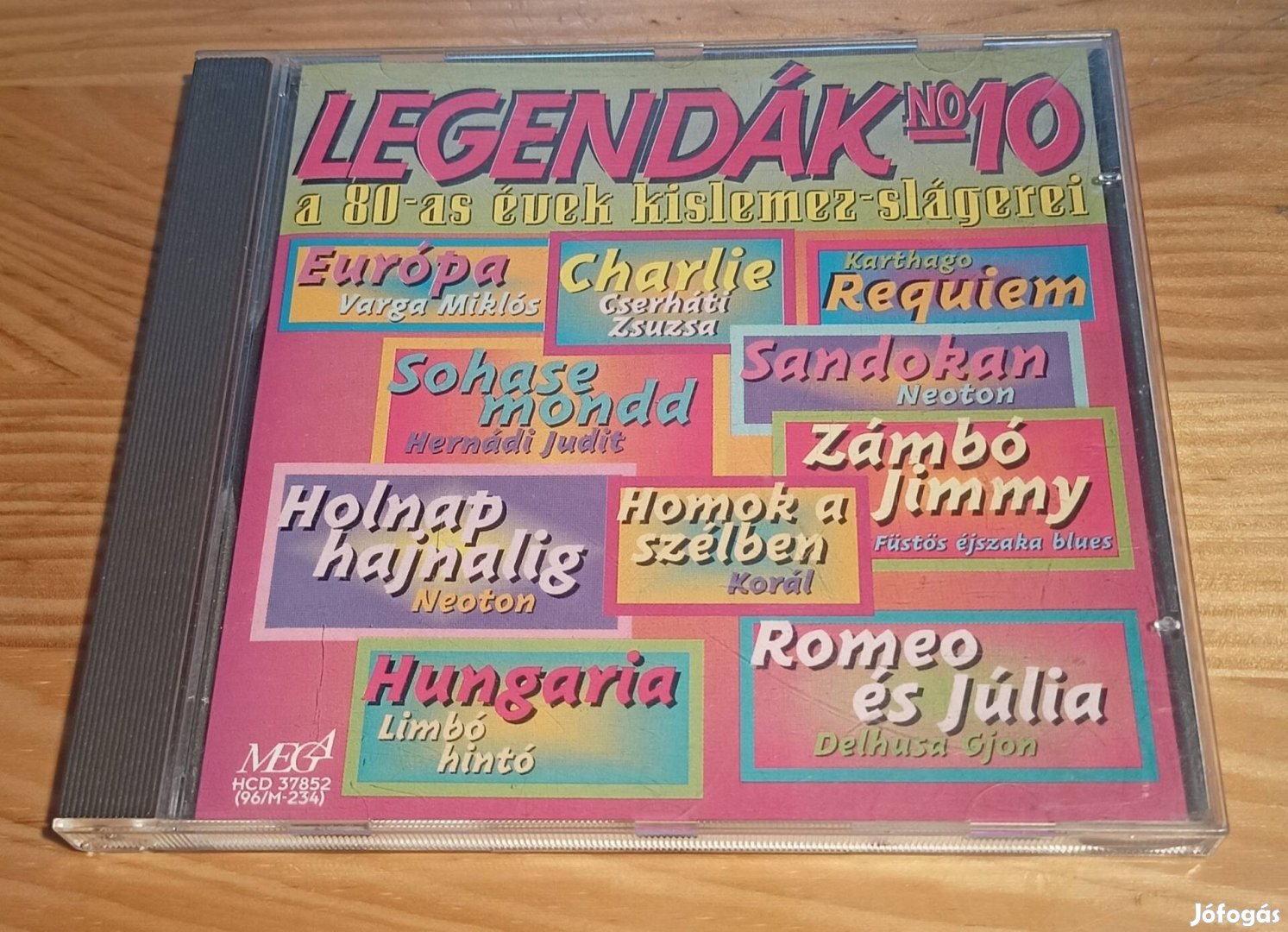 Legendák No 10 - A 80-as Évek Kislemez-Slágerei CD 