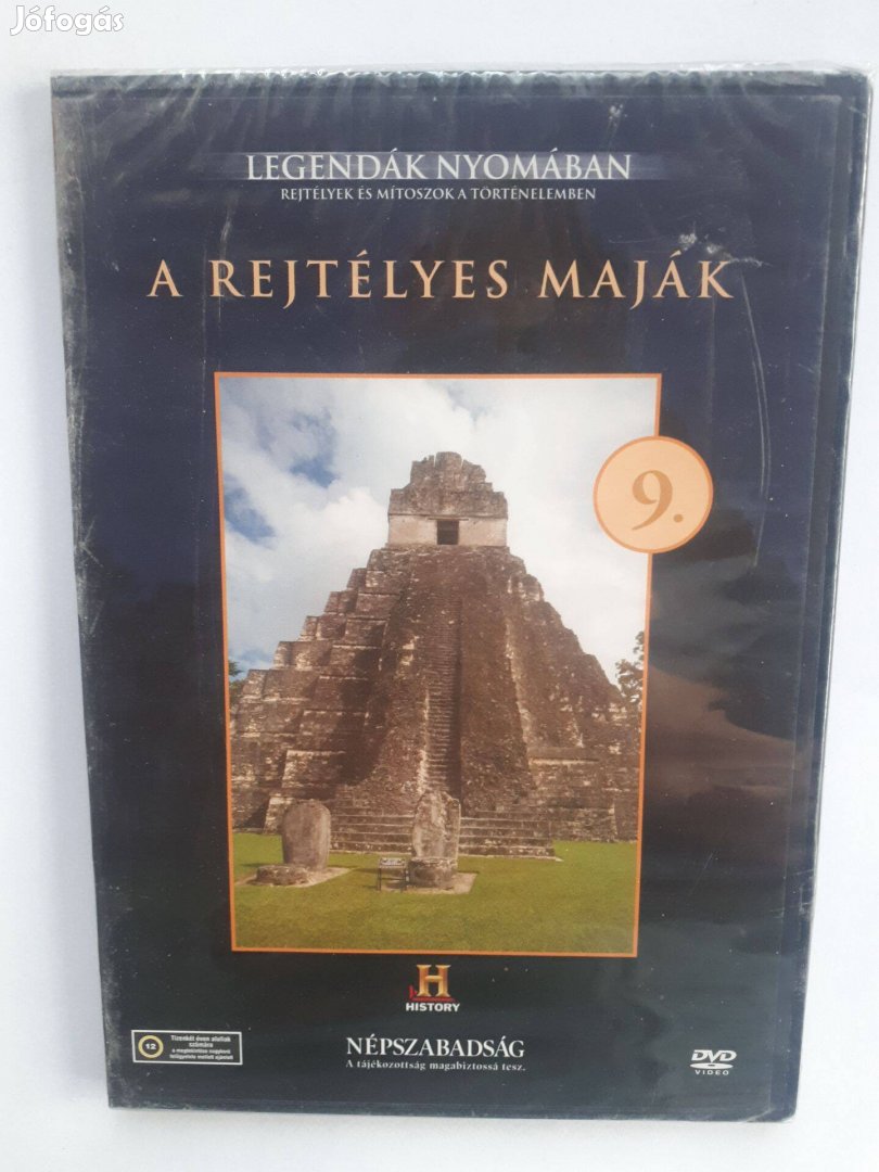 Legendák nyomában 9. A rejtélyes maják DVD (bontatlan) posta 510 Ft