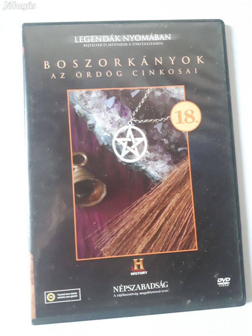 Legendák nyomában. Boszorkányok - az Ördög cinkosai DVD (posta 510 Ft)