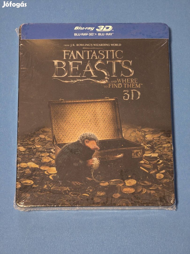 Legendás állatok és megfigyelésük 3d és 2d (fémdoboz) blu-ray