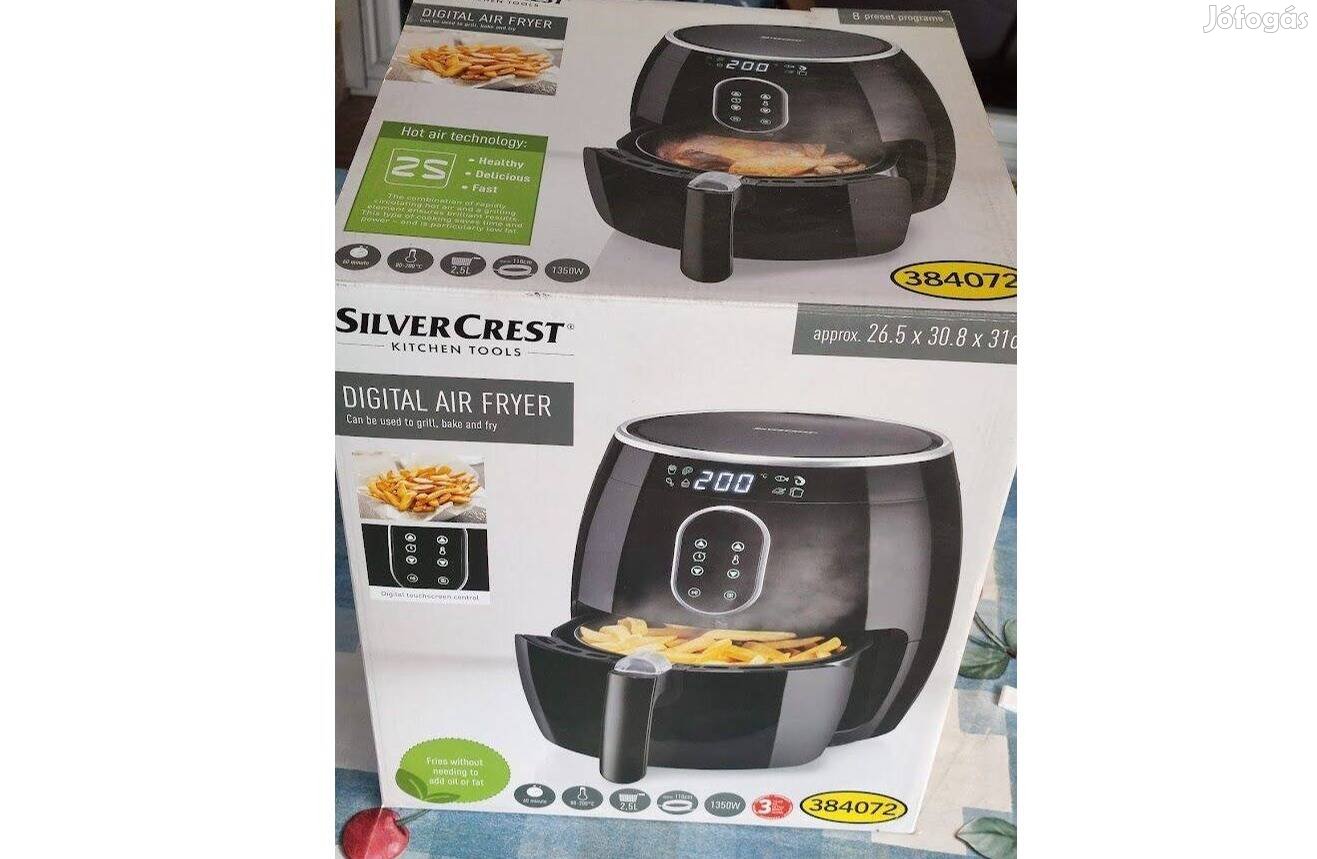 Légkeveréses (air fryer) garanciális, eladó