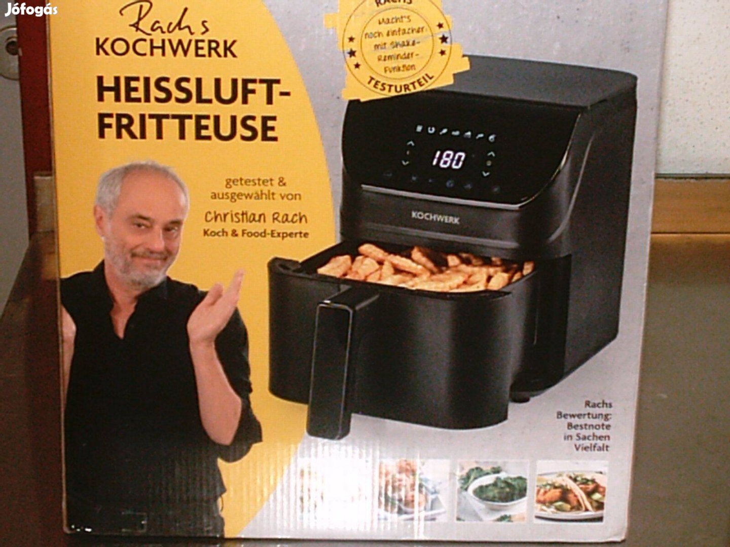 Légkeveréses fritöz