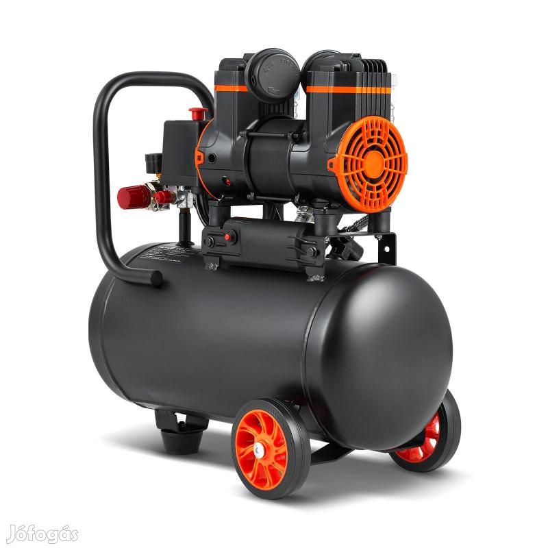 Légkompresszor olajmentes, 18  literes tartállyal, 900W