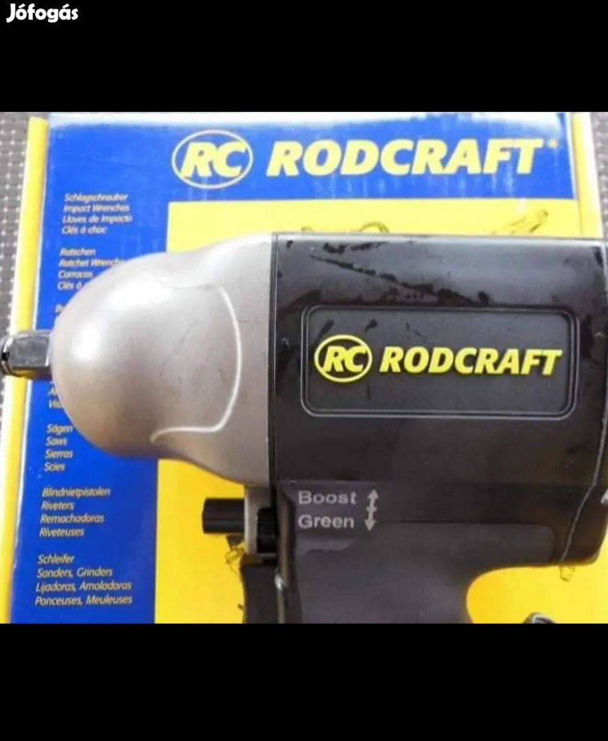 Légkulcs Rodcraft RC2282Xi 900Nm - Profi Német minőség, nagy nyomaték!