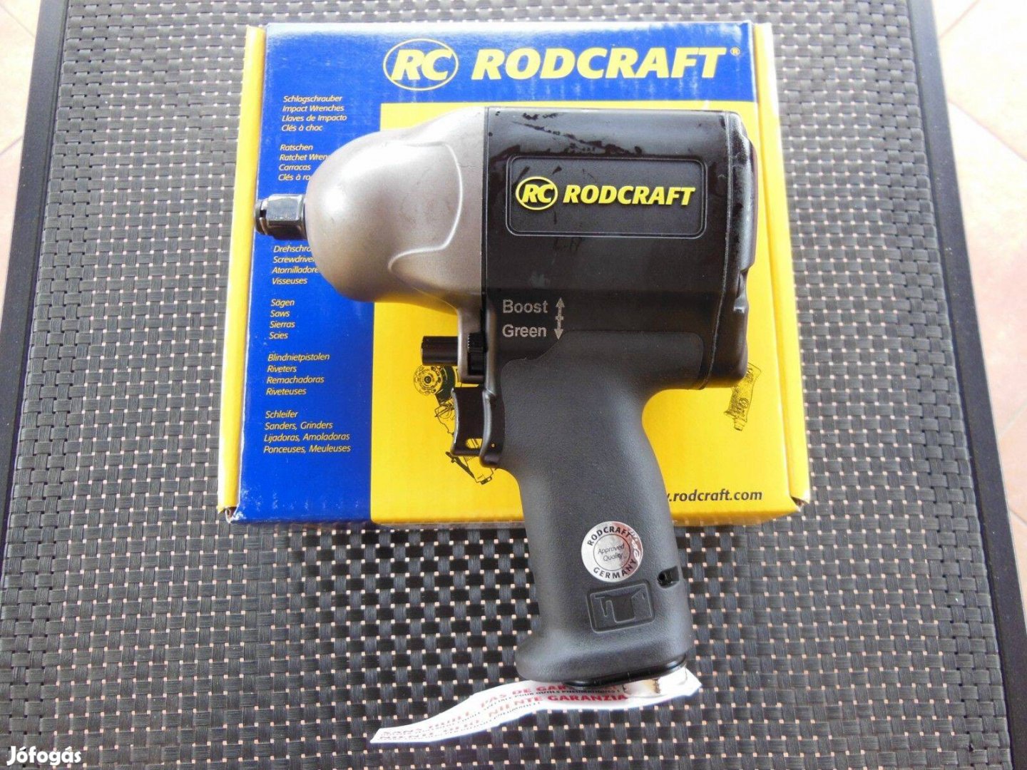 Légkulcs Rodcraft RC2282Xi 900Nm - Profi Német minőség, nagy nyomaték!