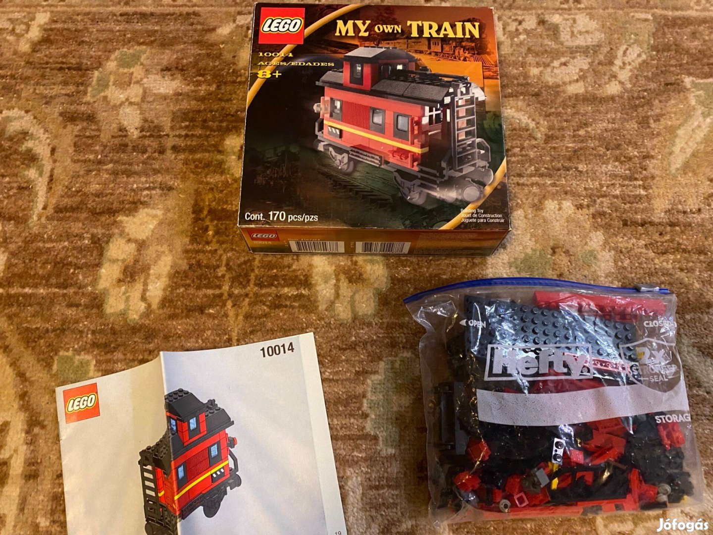 Lego 10014 Caboose vonat vasút