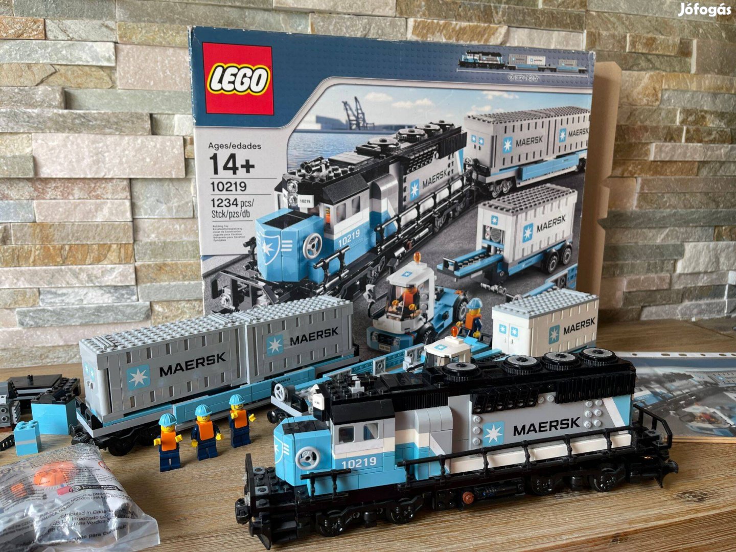 Lego 10219 Maersk tehervonat szet vasut vonat szett + elektonika