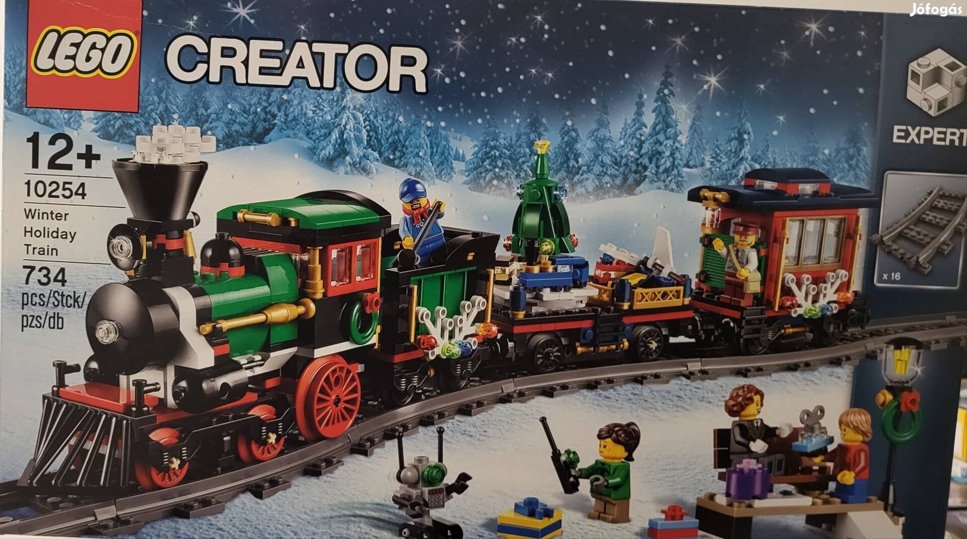 Lego 10254 Winter Holiday Train új bontatlan ingyenes szállítás