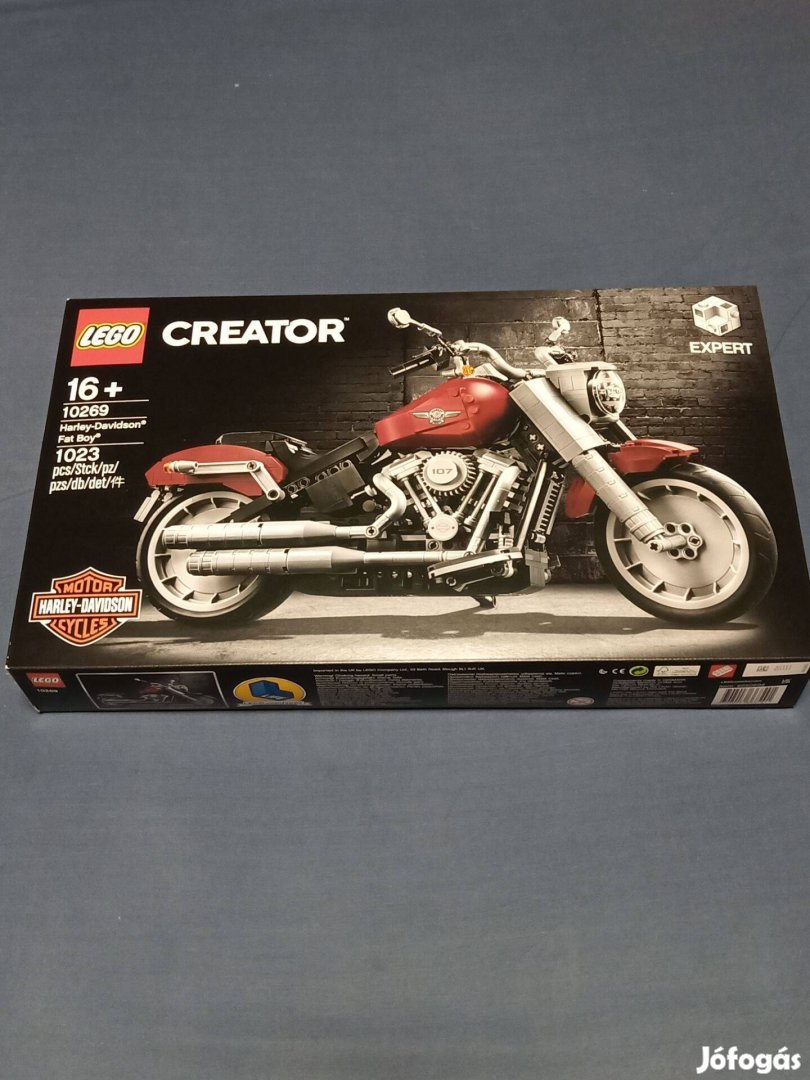 Lego 10269 Harley-Davidson Fat Boy, új, bontatlan csomagolásban