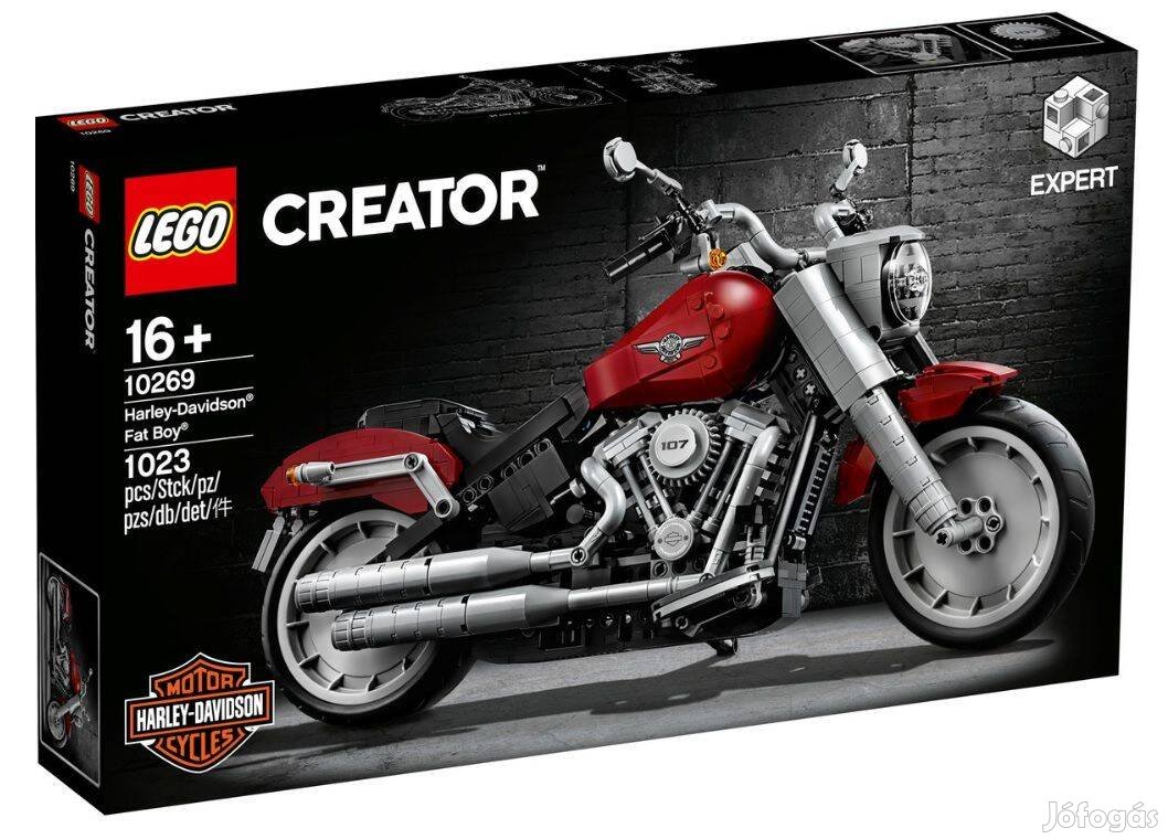 Lego 10269 Harley-Davidson Fat Boy, új, bontatlan csomagolásban!